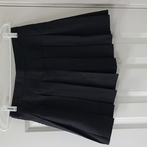 NWT Black Pleated Mini Skirt with shorts